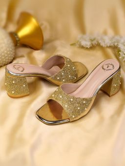 YASSIO - Women Gold Ofreen Heels