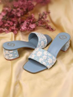 YASSIO - Women Blue Rabia Heels