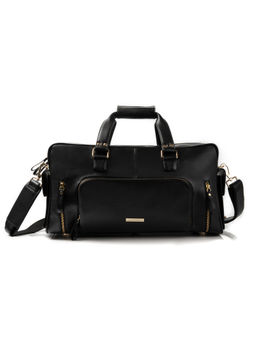 Smith & Blake - Black Leatherette Hector Duffle Bag