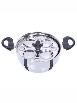 USHA SHRIRAM - SS Idli Maker 3 Idly Plates 1 Steamer Plate 1 Dhokla Plate 1 Multi Kadai