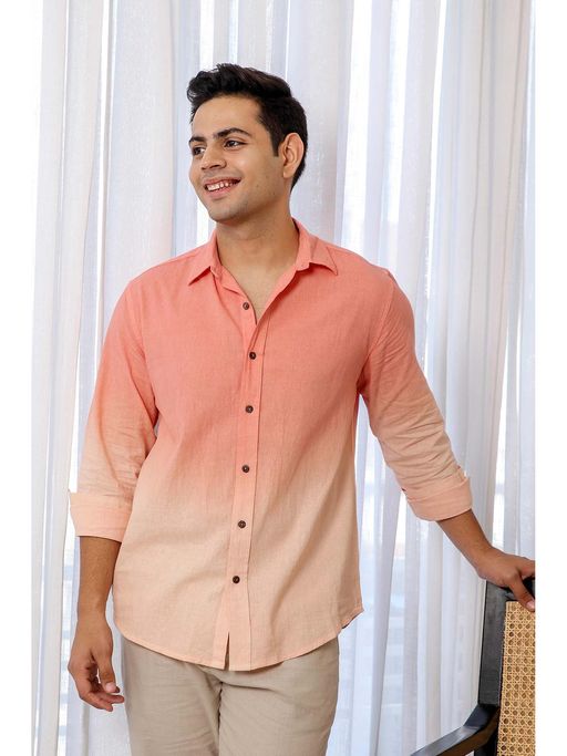 Studio Rabha Peach Please Full Sleeve Shirt