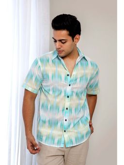 Studio Rabha - Blue Hawaiian Half Sleeve Shirt