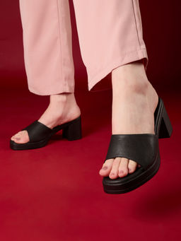 Inc.5 - Womens Black Block Heels