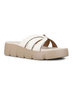 Inc.5 - Womens Cream Platform Sandals