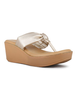Inc.5 - Womens Gold Wedges Heels
