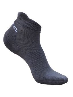 Heelium - Bamboo Ankle Socks for Women - 1 Pair - Grey - Odour Free Breathable