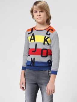 Jack & Jones Junior - Boys Colorblock Multicolour Sweater