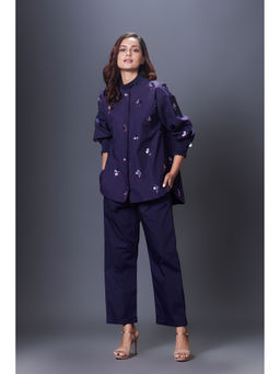 Deepika Arora - Navy Blue Co-Ord (Set of 2)