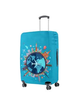Cortina - Polyester Large Washable Dust Proof Suitcase Trolley Covers Green