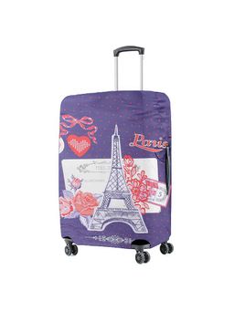 Cortina - Polyester Small Washable Dust Proof Suitcase Trolley Covers Purple