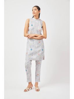 Contemponari - Ophelia Grey Kurta with Pant