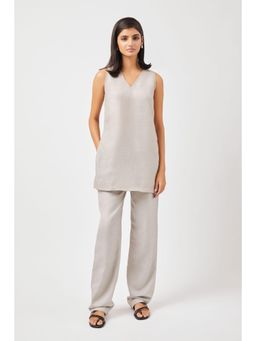 Contemponari - Diya Grey Kurta with Pant