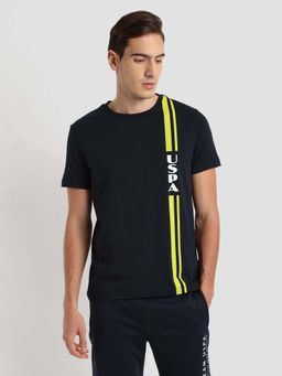 U.S. POLO ASSN. - Black Graphic Crew Neck T-Shirt