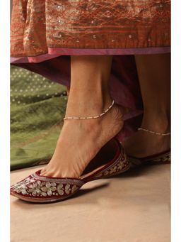 SWABHIMANN - Multicolor Arth Pearl Anklets