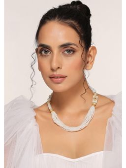 SWABHIMANN - White Veda Pearl Necklace