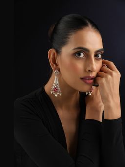 SWABHIMANN - Asmi Polki Dangler Earrings