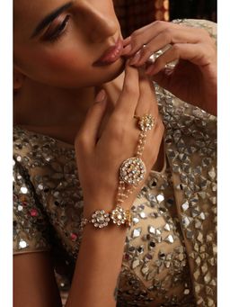 SWABHIMANN - Gold Radha Gold Kundan Hathphool