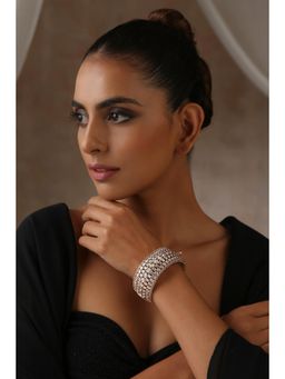 SWABHIMANN - Rose Gold Kalifa Rose Gold Polki Kada