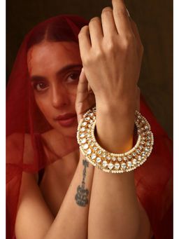 SWABHIMANN - Gold Raani Gold Polki Kada