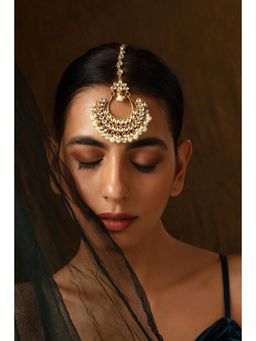 SWABHIMANN - Gold Aarzoo Gold Kundan Maang Tikka