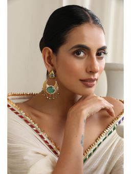 SWABHIMANN - Apaala Chandbali Earrings