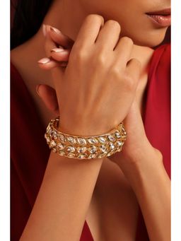 SWABHIMANN - Gold Laiba Gold Kundan Kada
