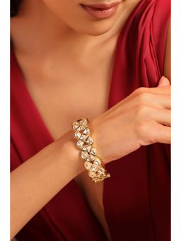 SWABHIMANN - Gold Adiva Gold Polki Kada