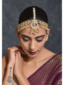 SWABHIMANN - Multicolor Shasha Kundan Matha Patti