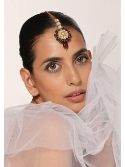 SWABHIMANN - Multicolor Nayab Kundan Maang Tikka