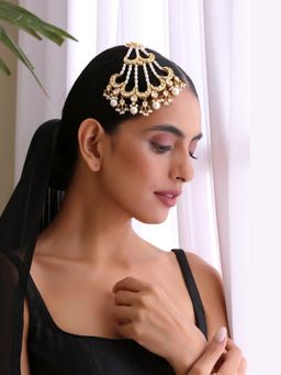 SWABHIMANN - Zulfi Kundan And Pearl Passa Tikka