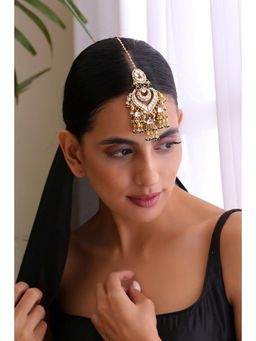 SWABHIMANN - Multicolor Jaera Kundan Maang Tikka
