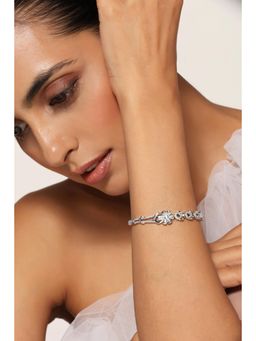 SWABHIMANN - Silver Welma Silver Zirconia Tennis Bracelet