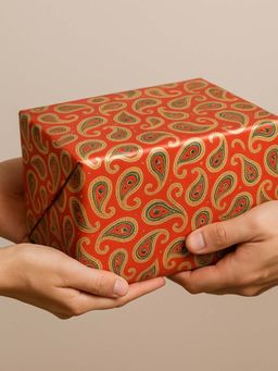 The Big Trove - Ethnic Wedding Birthday Paper Gift Wrapping Sheet (Pack Of 15)