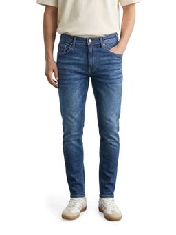 The Indian Garage Co - Men Blue Slim Fit Solid Mid-Rise Jeans
