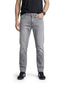 The Indian Garage Co - Men Grey Slim Fit Solid Mid-Rise Jeans