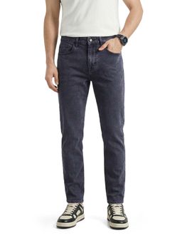 The Indian Garage Co - Men Grey Slim Fit Solid Mid-Rise Jeans