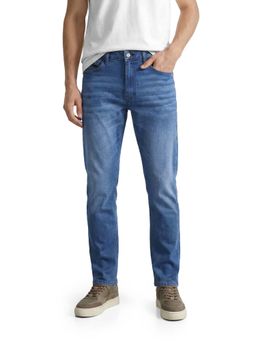 The Indian Garage Co - Men Blue Slim Fit Solid Mid-Rise Jeans