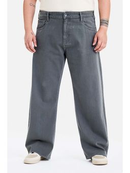 Snitch - Men Grey Denim Relaxed Casual Jeans