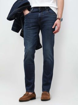 U.S. Polo Assn. Denim Co. - Men Navy Blue Brandon Slim Fit Jeans