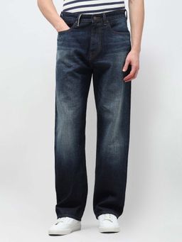 U.S. Polo Assn. Denim Co. - Men Navy Blue Harold Slim Straight Fit Jeans