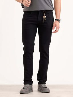 WROGN - Men Black Slim Fit Denim Jeans