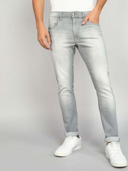 WROGN - Men Grey Blend Slim Fit Jeans