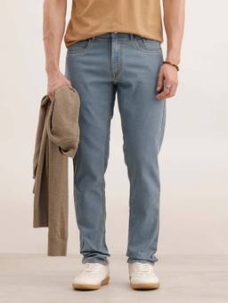 WROGN - Men Blue Classic Slim Fit Denim Jeans