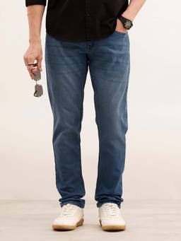 WROGN - Men Blue Slim Fit Denim Jeans