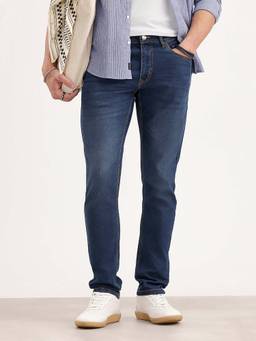 WROGN - Men Blue Slim Fit Denim Jeans