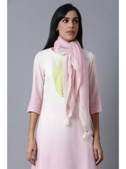 Wishful - Pink Solid Scarf