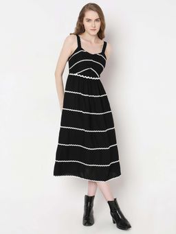 VERO MODA - Black Midi Dress