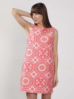 VERO MODA - Pink Printed Mini Dress