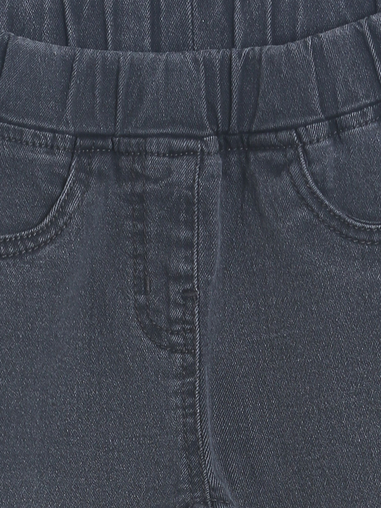 Grey Solid Lycra Jeggings 