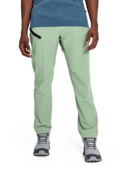 On - Men Polyester Blend Green Solid Trackpant